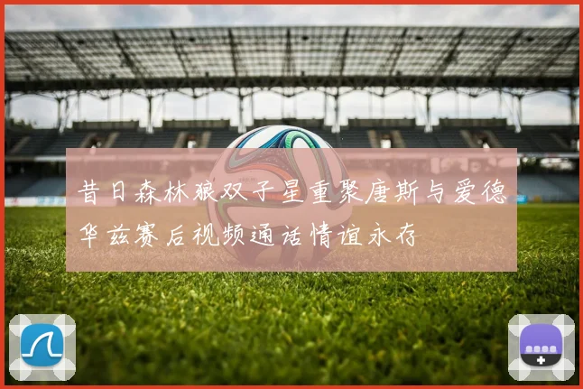 昔日森林狼双子星重聚唐斯与爱德华兹赛后视频通话情谊永存